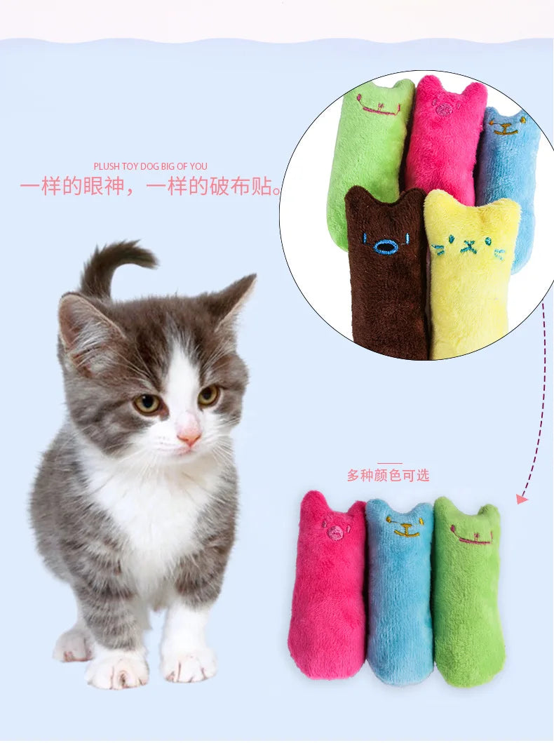 Jouet pour chat pour animaux de compagnie Chaton à mâcher Jouet vocal Griffes Morsure de pouce Chat menthe pour chats