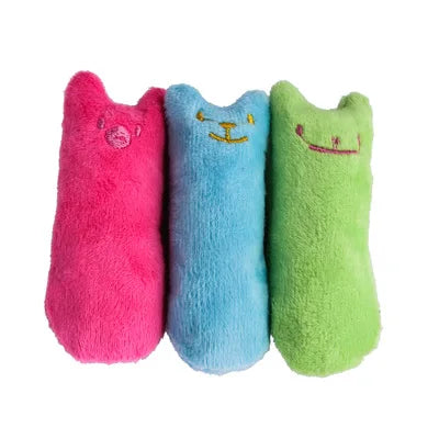 Jouet pour chat pour animaux de compagnie Chaton à mâcher Jouet vocal Griffes Morsure de pouce Chat menthe pour chats