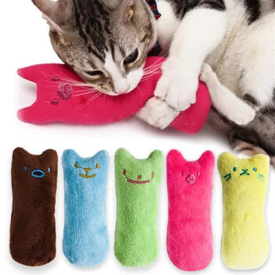 Jouet pour chat pour animaux de compagnie Chaton à mâcher Jouet vocal Griffes Morsure de pouce Chat menthe pour chats