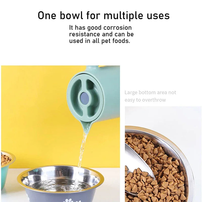 Gamelles mignonnes pour chiens de taille moyenne et grande, gamelles inoxydable