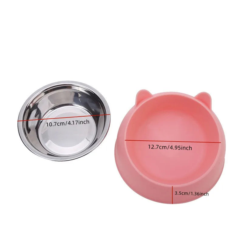 Gamelle pour chat et chien 100 ml, surélevée à 15 degrés