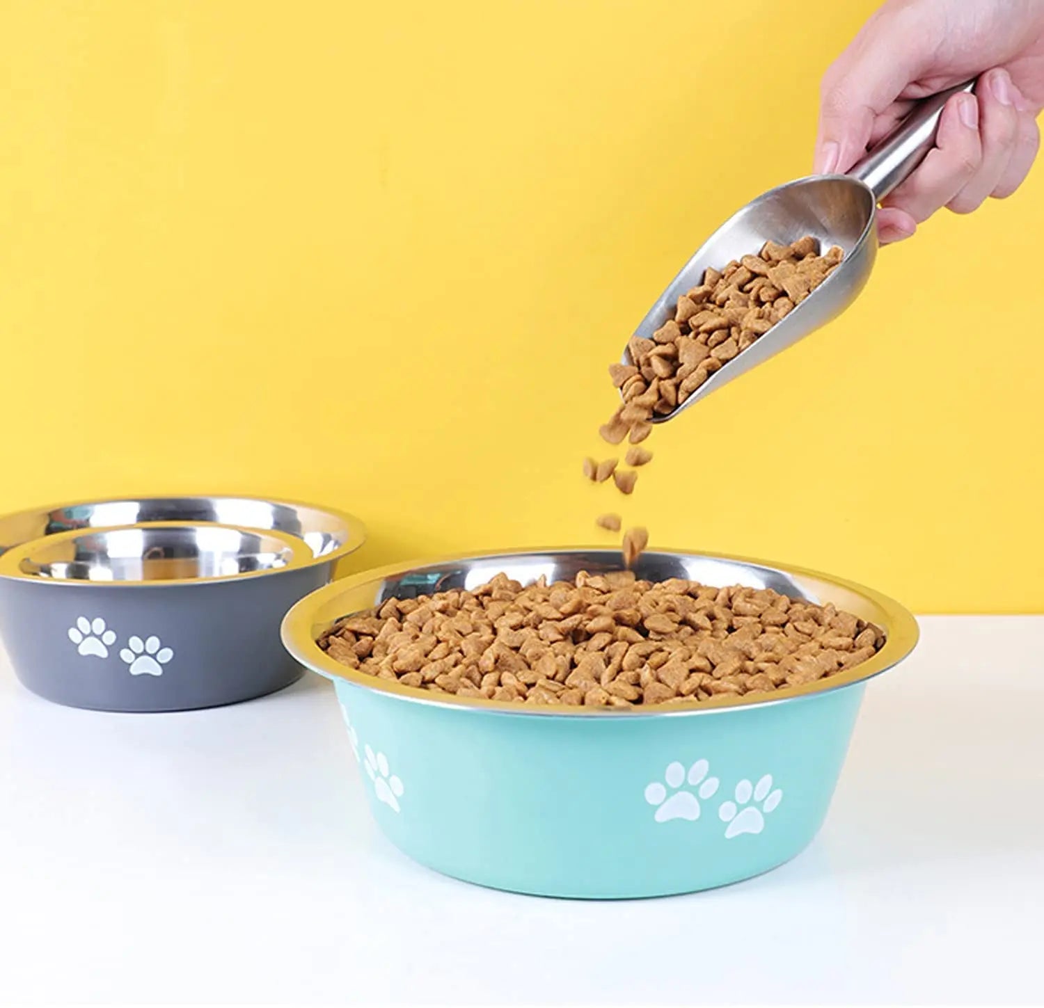 Gamelles mignonnes pour chiens de taille moyenne et grande, gamelles inoxydable
