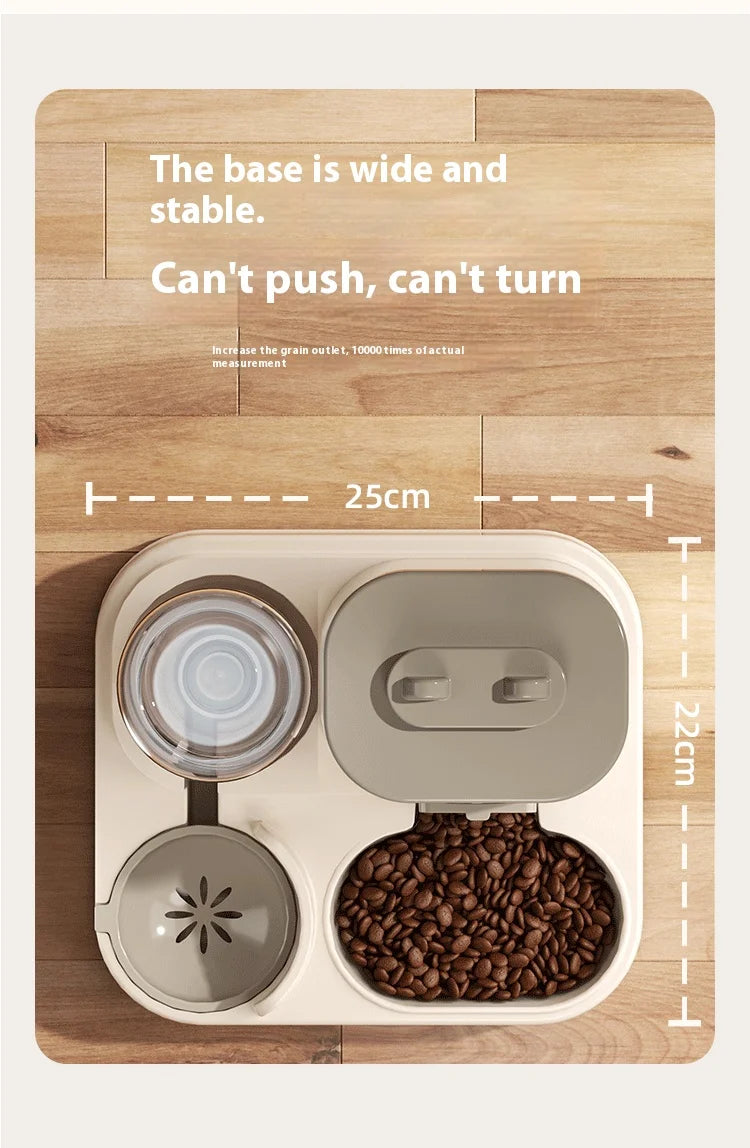 Distributeur automatique d'eau et de nourriture pour chiens et chats