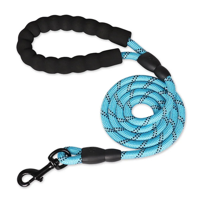 120/150/200/300CM Laisses solides pour chiens Laisse pour chien à poignée douce Laisse renforcée pour petits chiens et moyens, grands Fournitures pour grands chiens