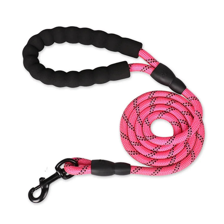 120/150/200/300CM Laisses solides pour chiens Laisse pour chien à poignée douce Laisse renforcée pour petits chiens et moyens, grands Fournitures pour grands chiens