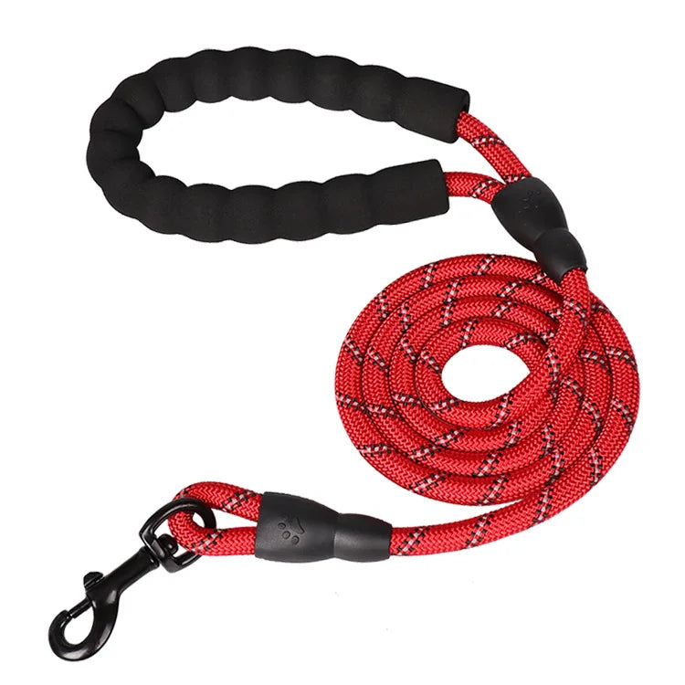 120/150/200/300CM Laisses solides pour chiens Laisse pour chien à poignée douce Laisse renforcée pour petits chiens et moyens, grands Fournitures pour grands chiens